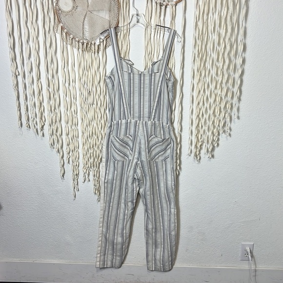LemLem NWOT Cotton Stripe Overalls Jumpsuit Size Small - Picture 6 of 9